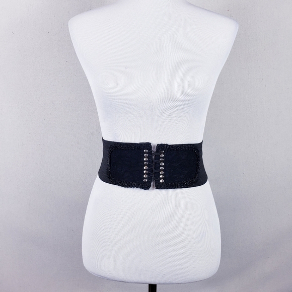 Vintage Embellished Elastic Belt - Picture 3 of 5